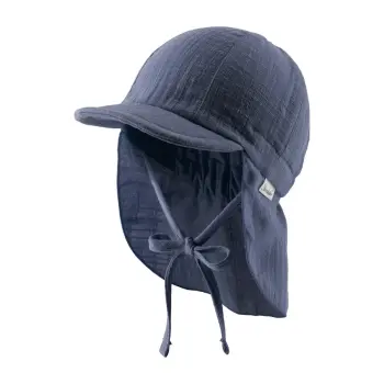 Sterntaler - Schirmmütze mit Nackenschutz blau Gr.45