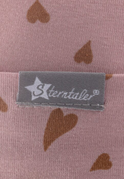 Sterntaler - Beanie Herzen samtrosa Gr.45