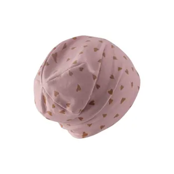 Sterntaler - Beanie Herzen samtrosa Gr.53