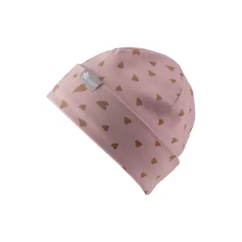 Sterntaler - Beanie Herzen samtrosa Gr.53