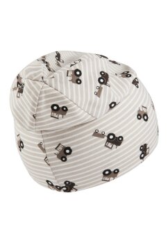 Sterntaler - Beanie Traktoren sand Gr.43