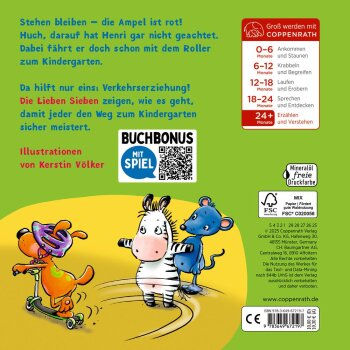 Coppenrath - Die Lieben Sieben - Laufrad, Helm & Zebrastreifen