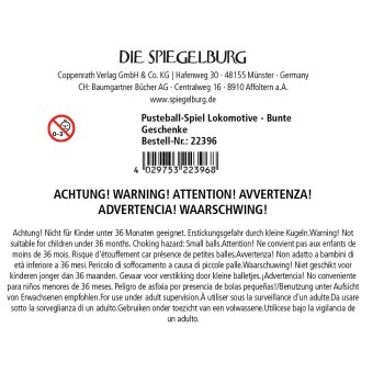 Die Spiegelburg - Bunte Geschenke - Pusteball-Spiel Lokomotive (12)