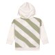 Lässig - Kinder Hoodie Happy Milky/Light Khaki - Gestreift, Gr. 98/104, 2-4 Jahre