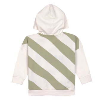 Lässig - Kinder Hoodie Happy Bio-Baumwolle - Milky/Light Khaki, Gr. 86/92