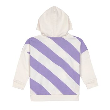 Lässig - Kids Hoodie Bio-Baumwolle Happy - Milky/Lilac, Gr. 86/92