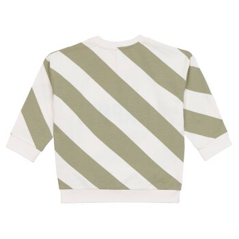 Lässig - Kinder Sweatshirt Little Gang Happy - Milky/Light Khaki, Gr. 86/92