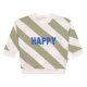 Lässig - Kinder Sweatshirt Little Gang Happy - Milky/Light Khaki, Gr. 86/92