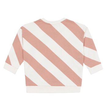 Lässig - Kids Sweater Happy Milky/Peach - Gestreift, Gr. 74/80