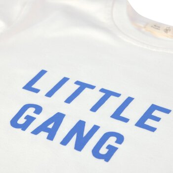 Lässig - T-Shirt Jersey Bio-Baumwolle Little Gang - Milky, Gr. 110/116