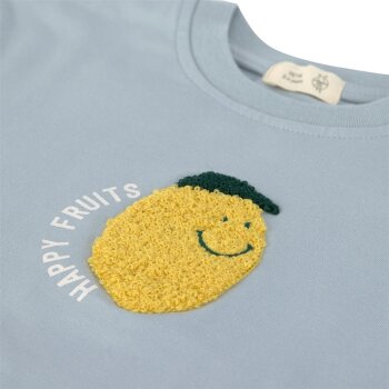 Lässig - T-Shirt Jersey Little Gang Lemon - Light Blue, Gr. 74/80