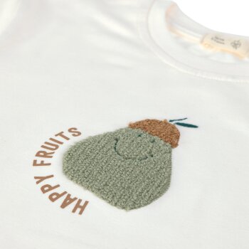 Lässig - Kinder T-Shirt Jersey Bio-Baumwolle - Pear Milky, Gr. 110/116