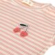Lässig - Langarm-Shirt Gerippt Little Gang - Cherry Peach, 7-12 Monate