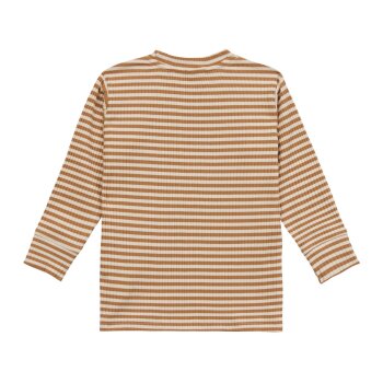 Lässig - Kinder Langarmshirt Gerippt Little Gang - Pear Caramel, Gr. 74/80