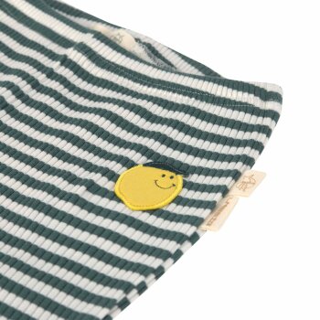 Lässig - Kinder-Leggings gerippt Little Gang - Lemon Dark Green, Gr. 74/80
