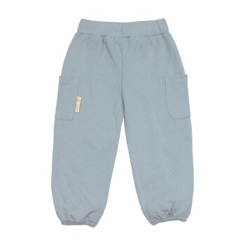 Lässig - Cargo-Hose Waffle Bio-Baumwolle - Light Blue, Gr. 86/92
