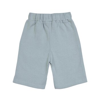 Lässig - Shorts Waffle Bio-Baumwolle - Light Blue, 74/80, 7-12 Monate