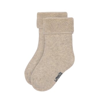 Lässig - Baby Frottee-Socken Little Gang im 3er-Pack - Grey, Gr. 12-14