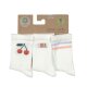 Lässig - Tennissocken Kinder 3er-Set Little Gang - Cherry, Gr. 23-26