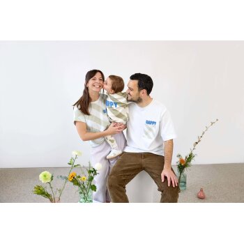 Lässig - T-Shirt Unisex Relaxed Fit - Happy Milky,...