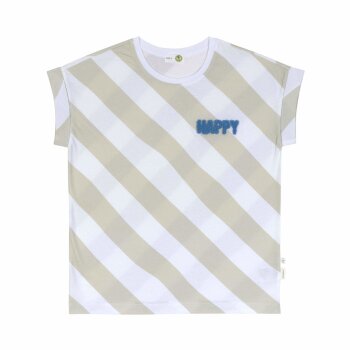 Lässig - Damen-T-Shirt Loose Fit - Happy Milky,...