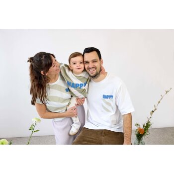 Lässig - Damen T-Shirt Loose Fit Happy, Milky, Light...