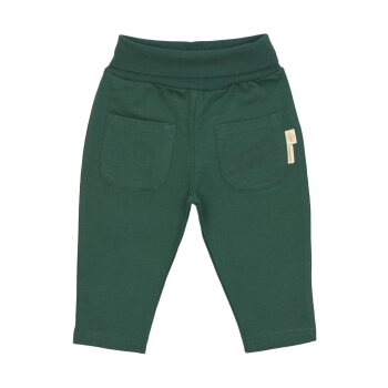 Lässig - Sweatpants Bio-Baumwolle Little Gang - Dark Green, Gr. 62/68
