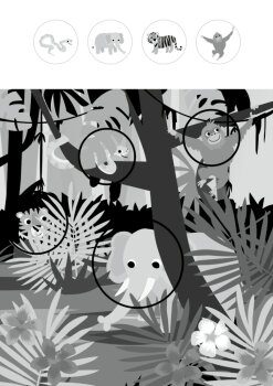 Coppenrath - Mein kleiner Kindergartenblock: Rätsel ohne Text - Lieblingstiere (5)