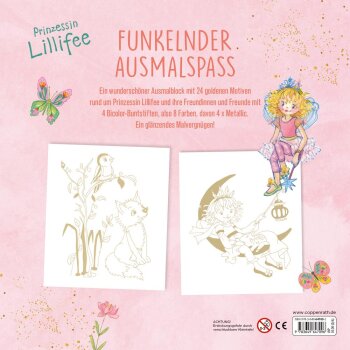 Coppenrath - Prinzessin Lillifee - Malblock: Metallic-Malen (5)