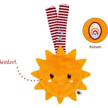 Die Spiegelburg - BabyGl&uuml;ck - Knistertuch Sonne (A)