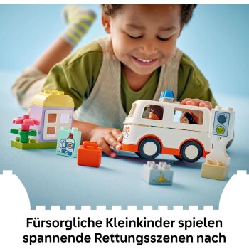 LEGO - Duplo - 10447 Rettungswagen mit Fahrer