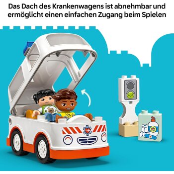 LEGO - Duplo - 10447 Rettungswagen mit Fahrer