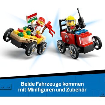 LEGO - City - 60458 Pizzalieferwagen vs. Löschauto