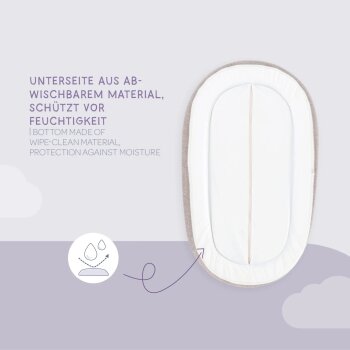 Träumeland - Babynest Home Air Beige meliert