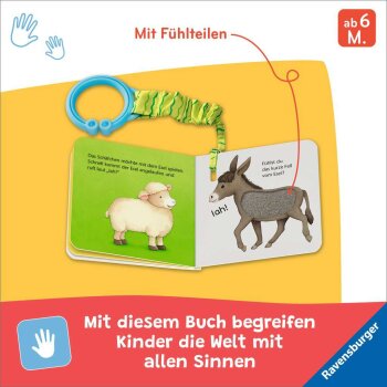 Ravensburger - Mein erstes Buggybuch: Fühl mal! Lieblingstiere