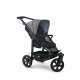 TFK - mono 3 - Kombikinderwagen 2-in-1 mit Luftkammerreifen Premium grau
