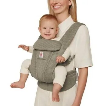 Ergobaby - Omni Deluxe-Babytrage Soft olive