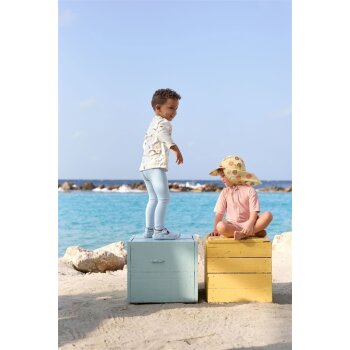 Lässig - Kurzarm Schwimmanzug mit UV-Schutz 60 - Starfish Peach, Gr. 74/80