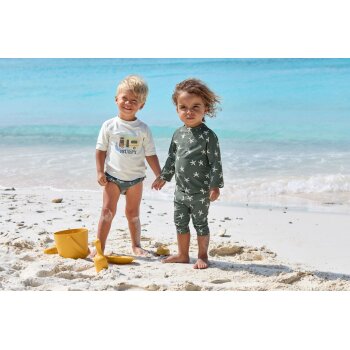 Lässig - UV Schwimmwindel - Palms Deep Olive, Gr. 74/80