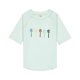 Lässig - Kurzarm UV-Shirt Palms Sea Foam, Palmen Mint, Gr. 98