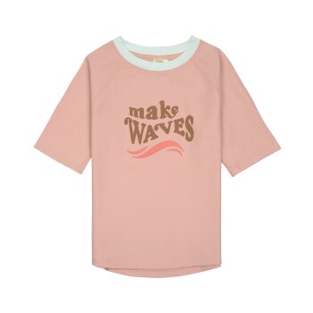 Lässig - UV-Shirt Kurzarm Make Waves Peach, Gr. 92
