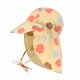Lässig - Baby Sonnenhut mit Nackenschutz Flowers Vanilla, 19-36 Monate