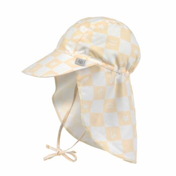 Lässig - Sonnenhut mit Nackenschutz - Check Pattern...
