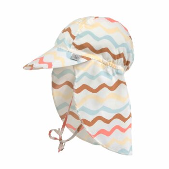 Lässig - UV-Sonnenhut Flap Hat Waves sea salt, Gr....