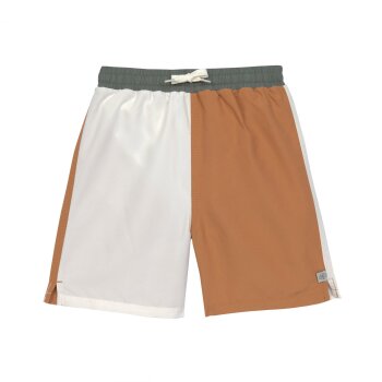 Lässig - Badeshorts Kids - Sea Salt, Almond, Deep Olive, Gr. 116, 6 Jahre