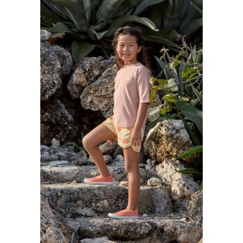 Lässig - Boardie-Shorts Kids Flowers - Vanilla, Gr. 116, 6 Jahre
