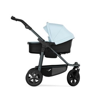 TFK - mono 3 - Kombikinderwagen 2-in-1 mit Luftkammerreifen Blau