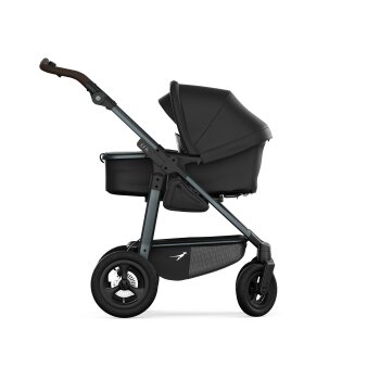 TFK - mono 4 - Kombikinderwagen 2-in-1 mit Luftreifen Schwarz