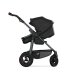TFK - mono 4 - Kinderwagen SCHWARZ (Luftreifen)