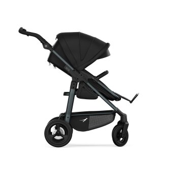 TFK - mono 4 - Kombikinderwagen 2-in-1 mit Luftkammerreifen Schwarz